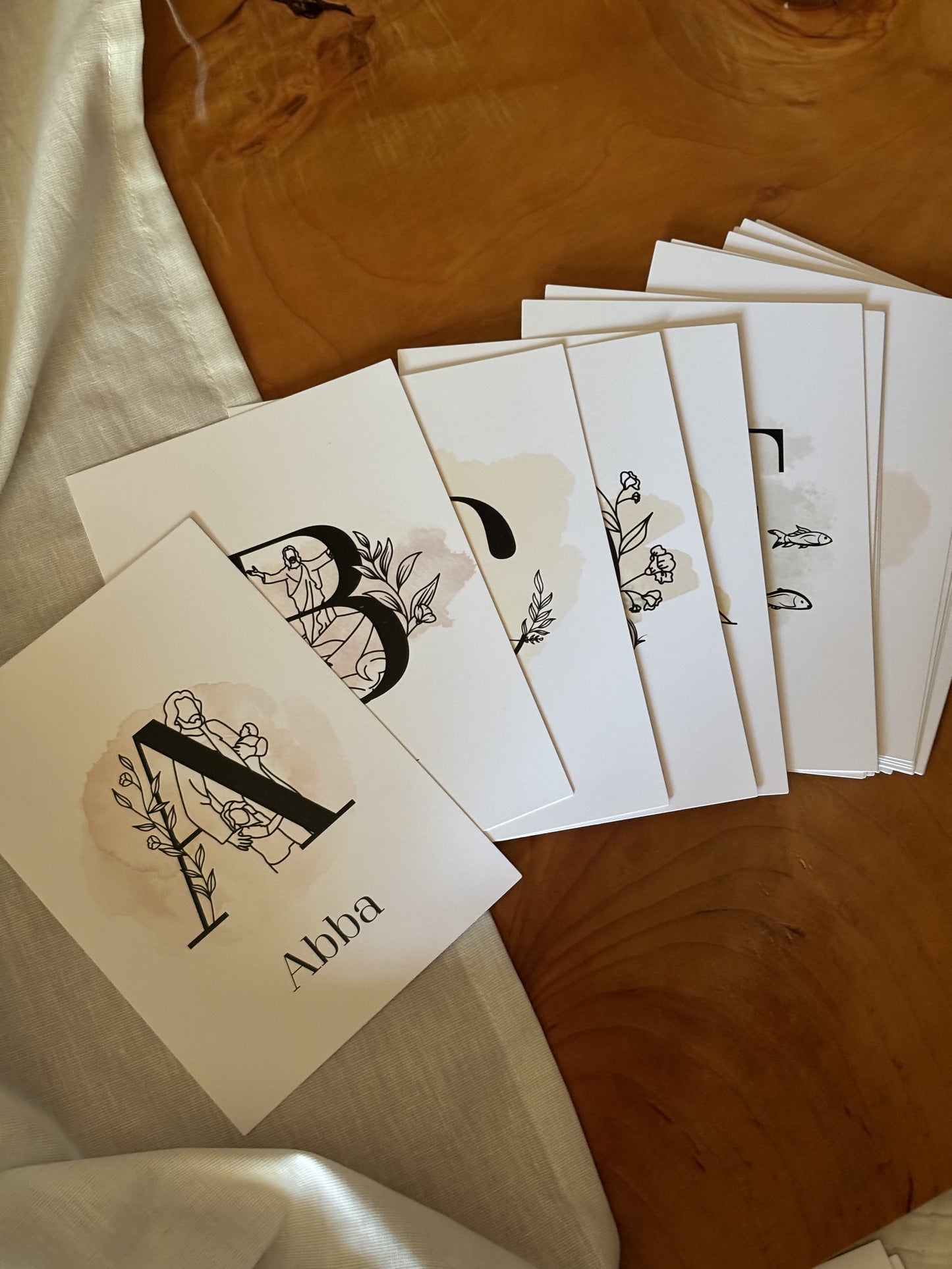 Biblical ABC Scripture Flashcards